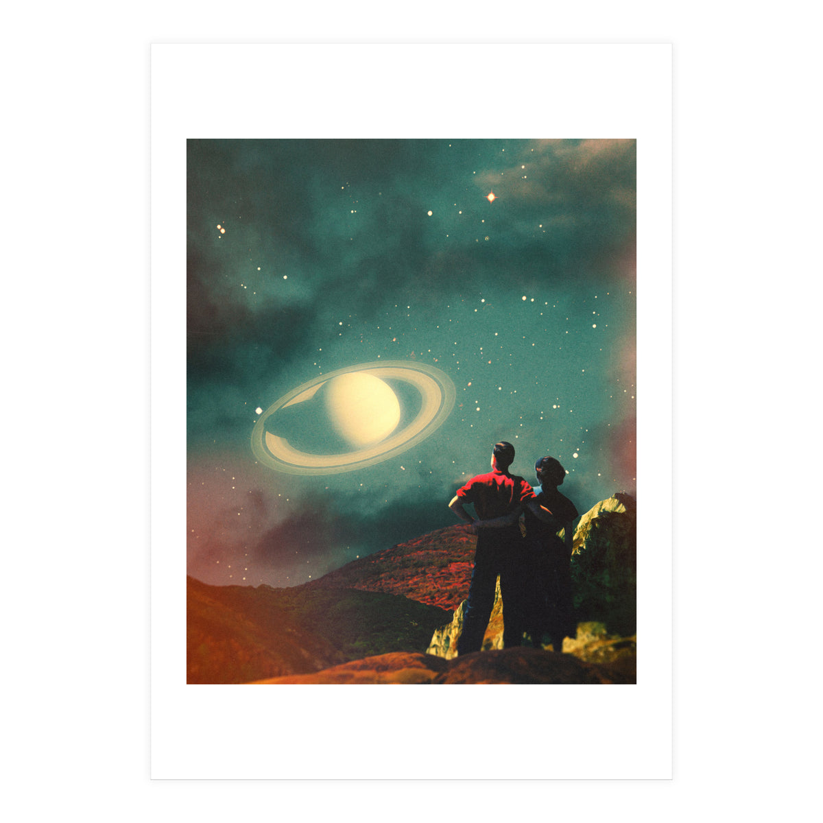 You, Me And Saturn (Print Only)