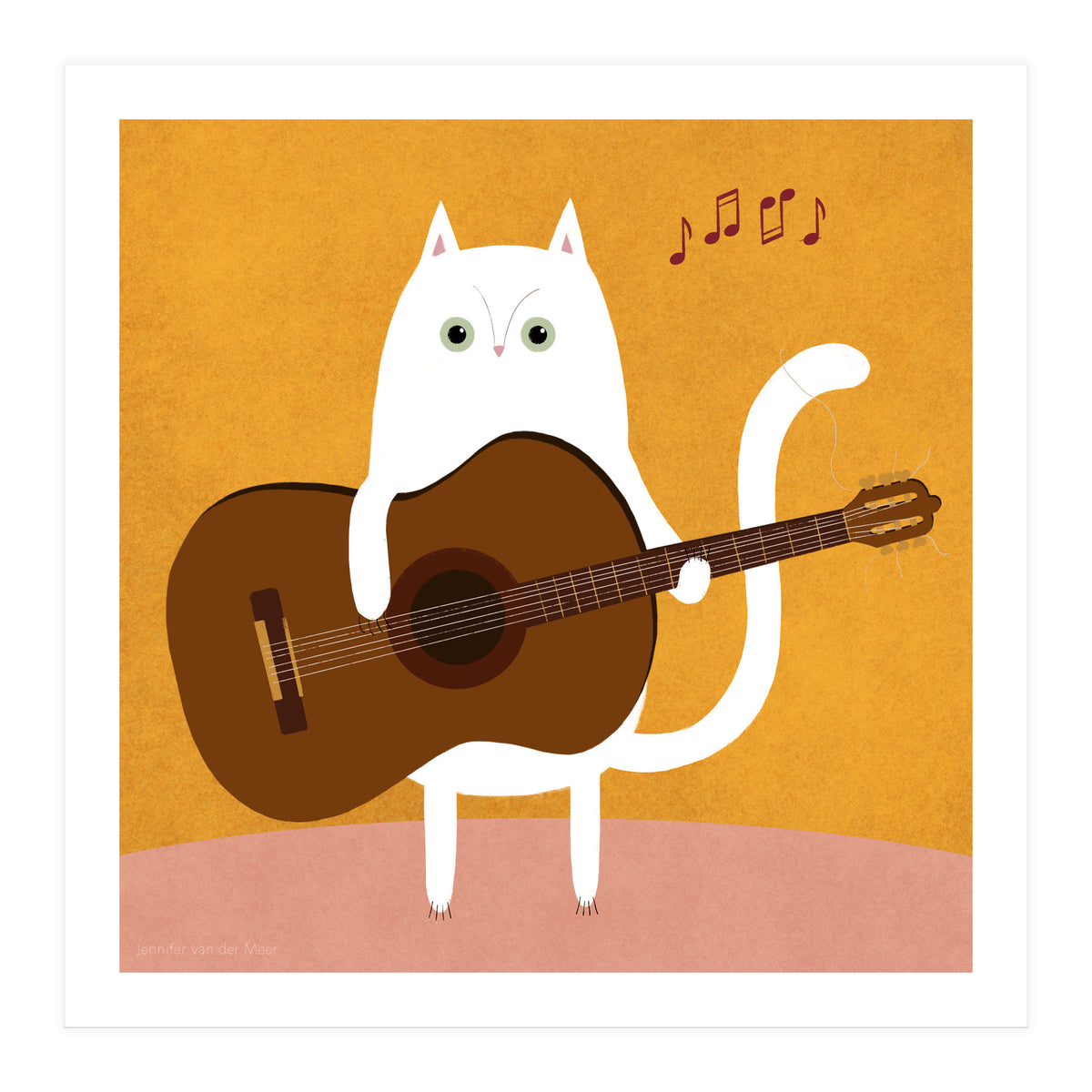 Cat 98: The rock star (Print Only)