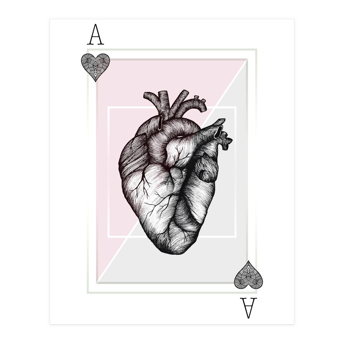 Ace Of Hearts (Print Only)
