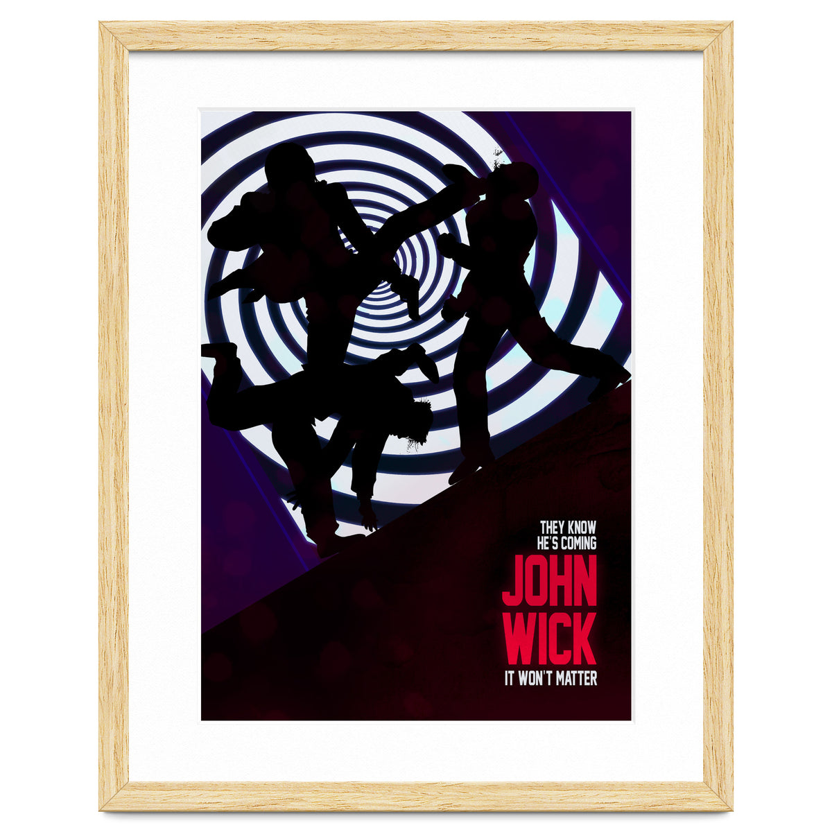 John Wick Minimal Movie Poster