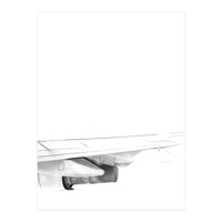 Black and White Airplane (Print Only)