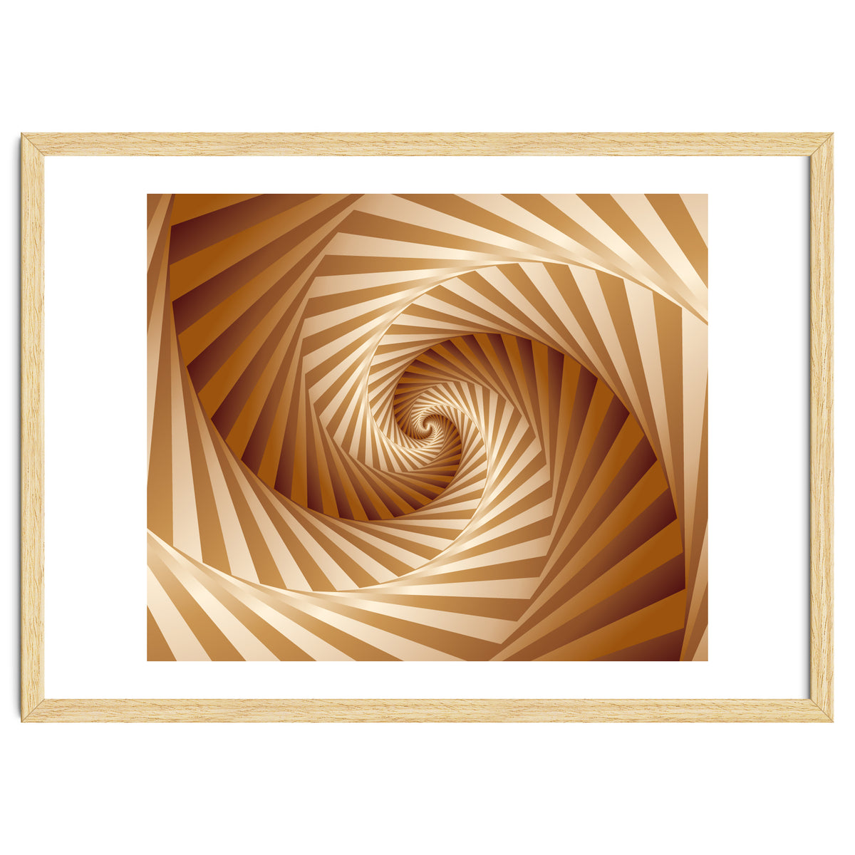 3D Effect Spiral Pattern