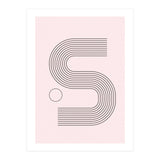 Rainbow Line Art Mid Century Modern (Print Only) thumbnail