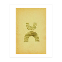 Abstract shapes and retro paper (Print Only)