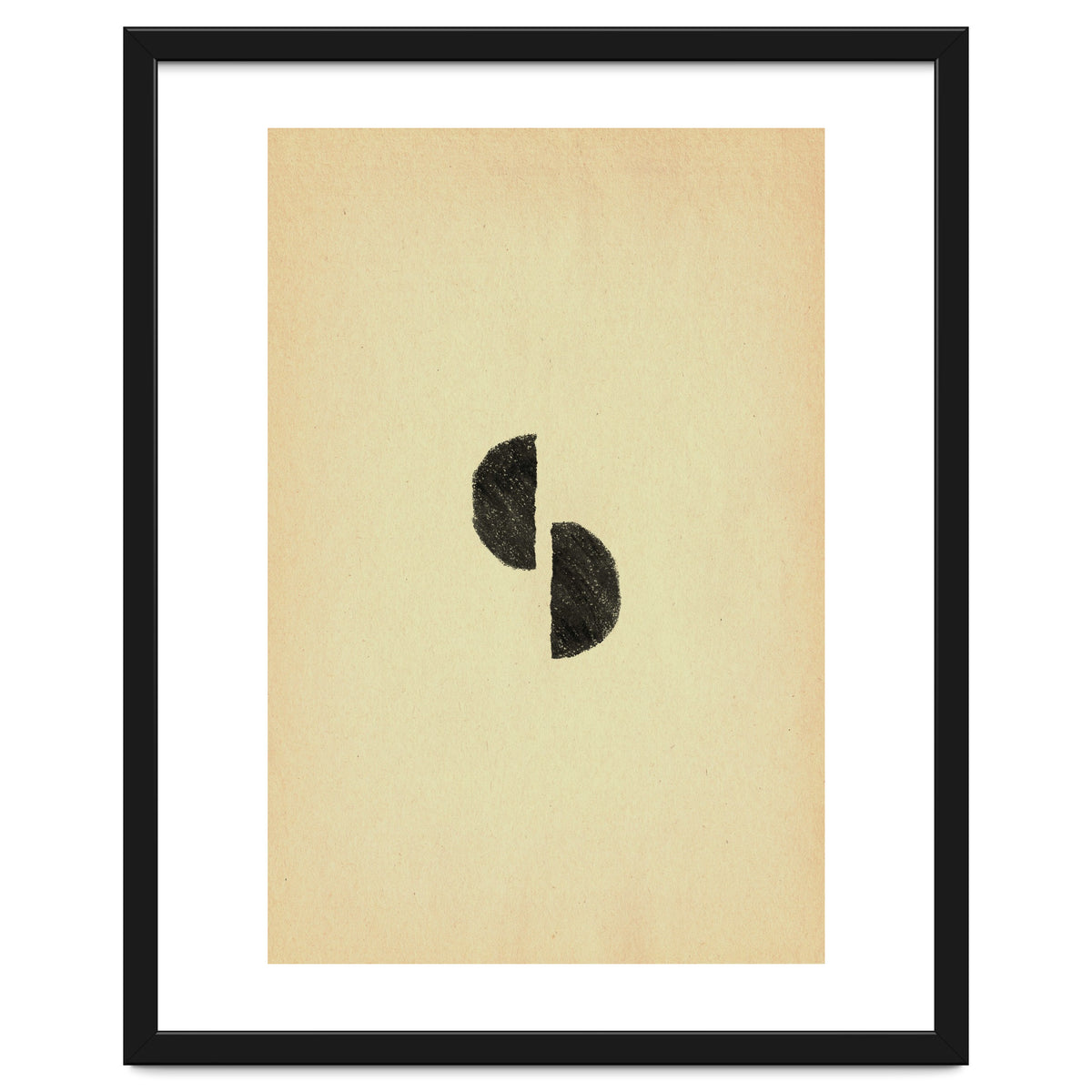 Abstract mid-century modern shapes