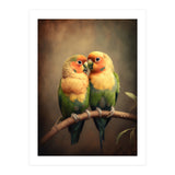 Lovebirds Painting (Print Only) thumbnail