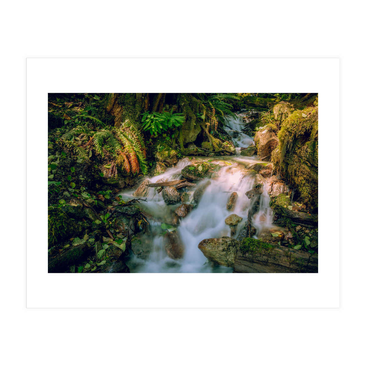 Baker Waterfall - Long Exposure (Print Only)