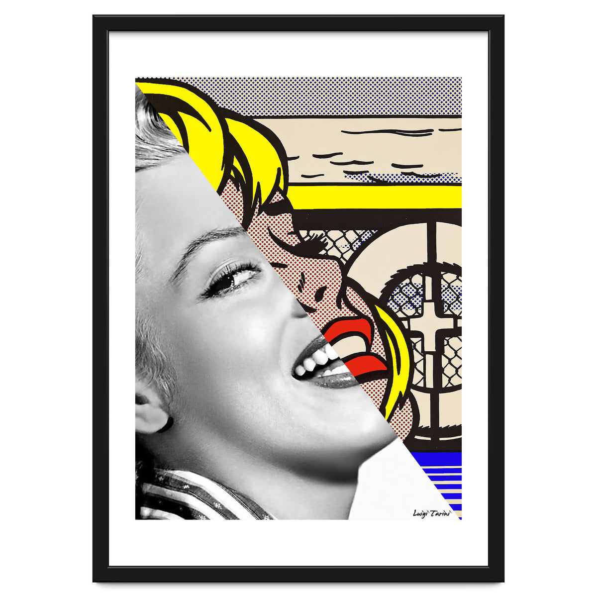 Lichtenstein's Sailboat Girl & Marylin Monroe