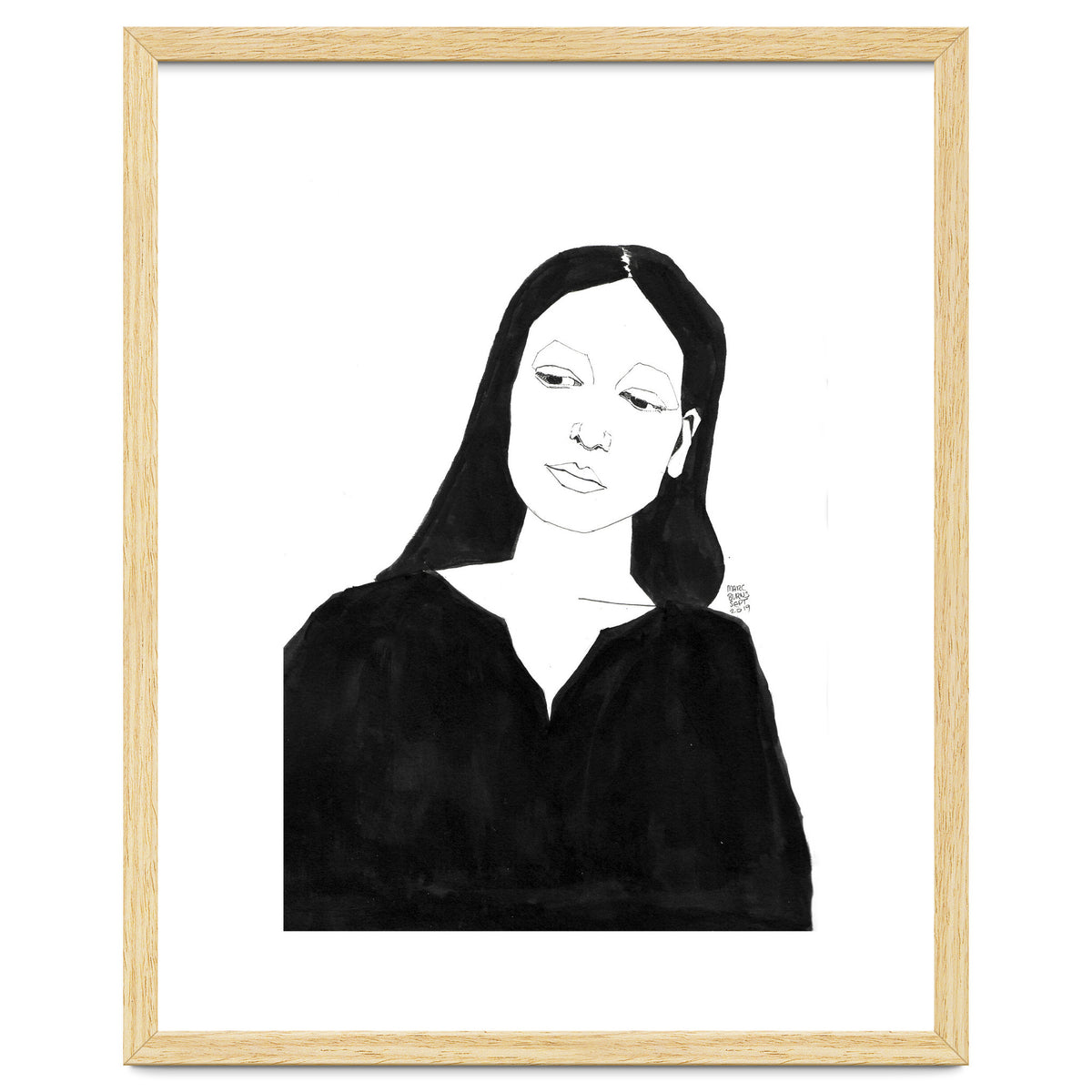 Untitled #36 - Woman in black