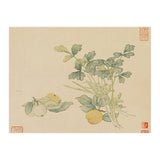 Wang Chengyu~flowers And Vegetables, Vegetables, Fruits, Plums, Apricots, Celery (Print Only) thumbnail