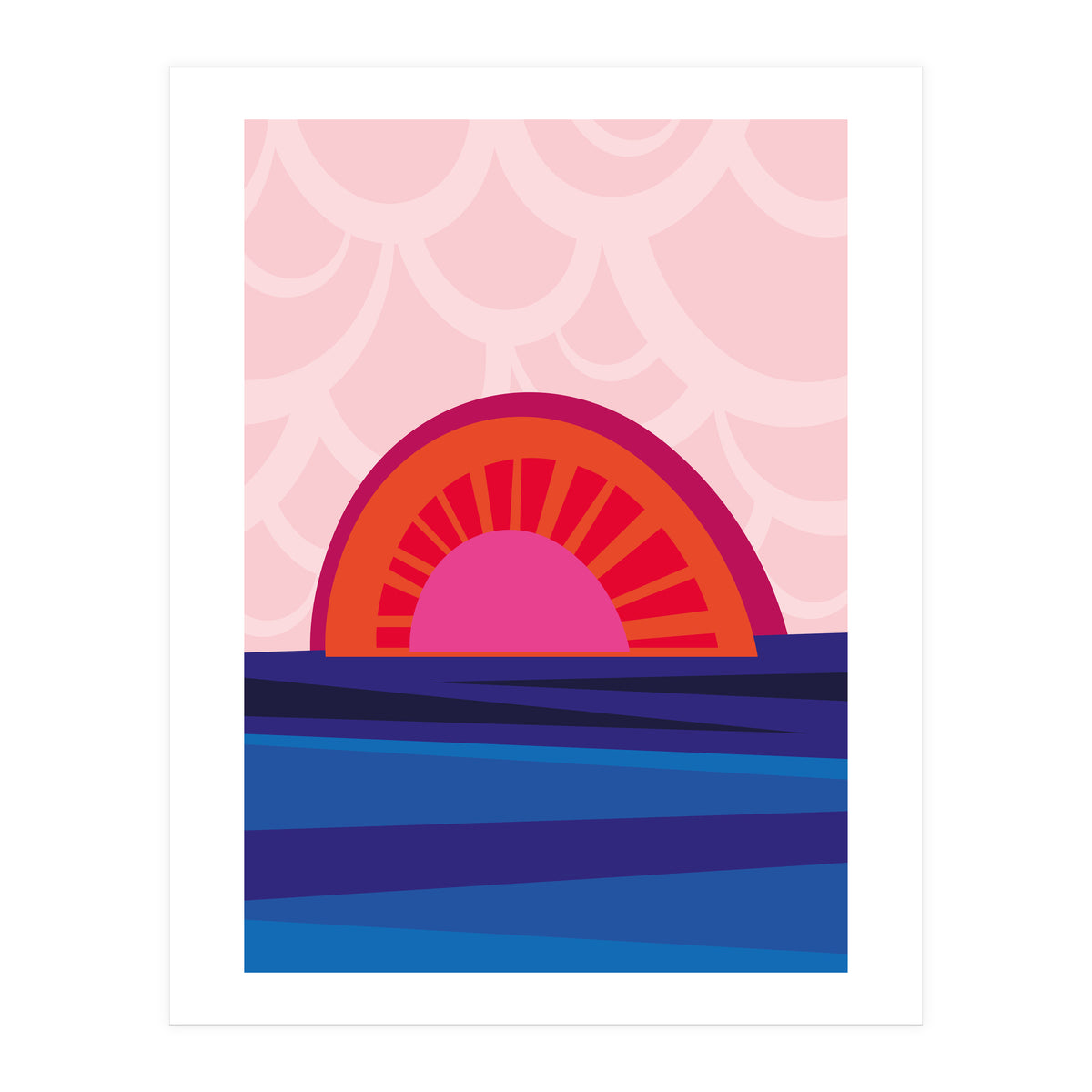 Retro Sunset (Print Only)