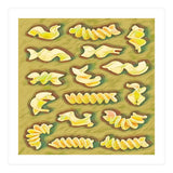 Pasta shapes fusilli and rotini (Print Only) thumbnail