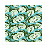 Summer Variegated Monstera | Rainforest Jungle botanical Plants Illustration | Boho Tropical Nature (Print Only) thumbnail
