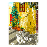 The Path to Peace | Summer Architecture Travel | Exotic Places Vintage Bohemian House (Print Only) thumbnail