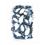 Indigo Blue Botanical Leaves No. 10 (Print Only) thumbnail