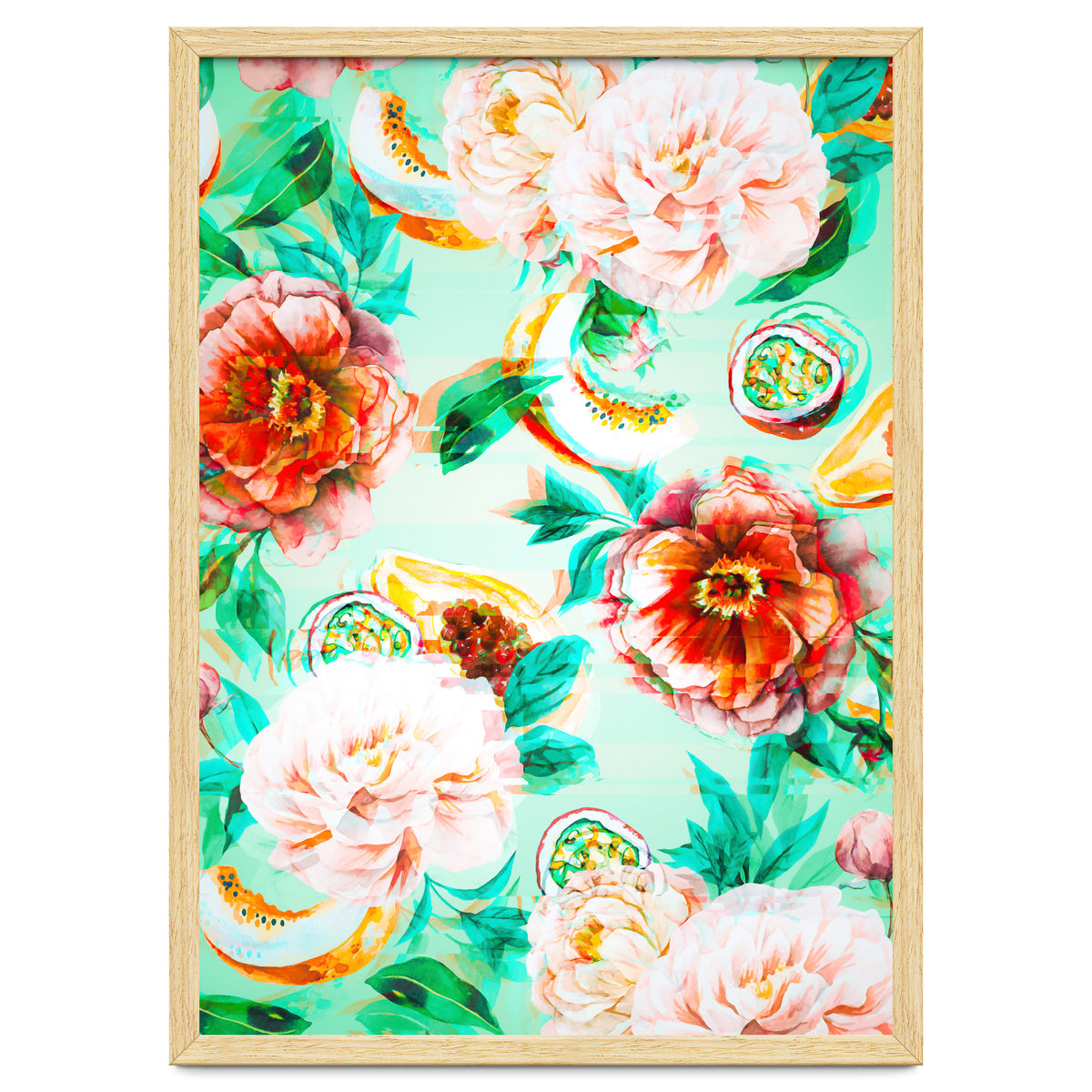 Tropical flowery fruit glitch