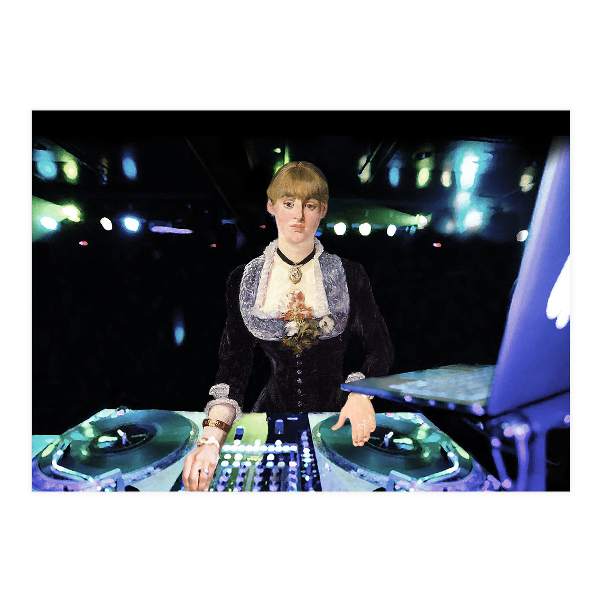 A Dj At The Foliesbergre (Print Only)