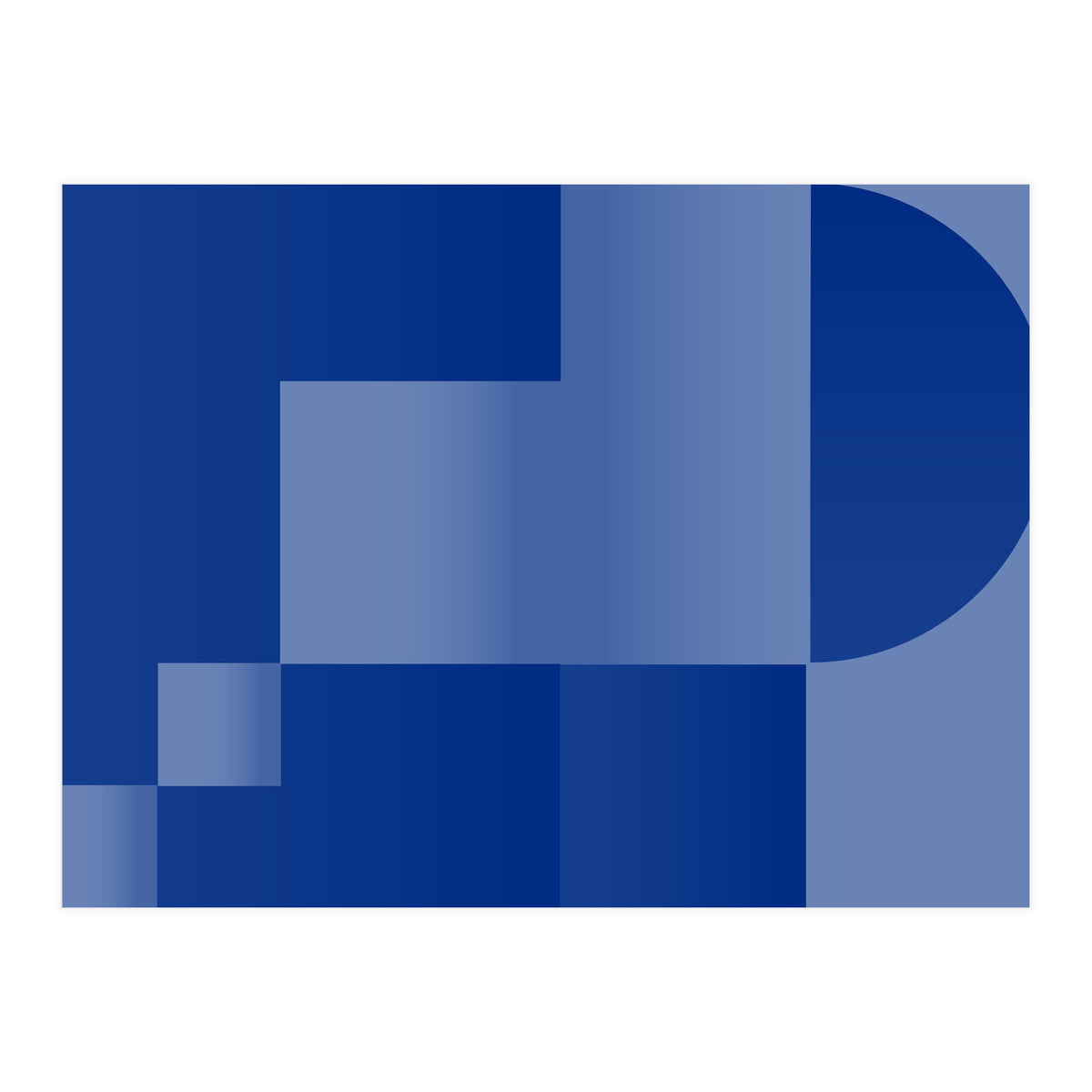 Beach at night | abstract modern (Print Only)