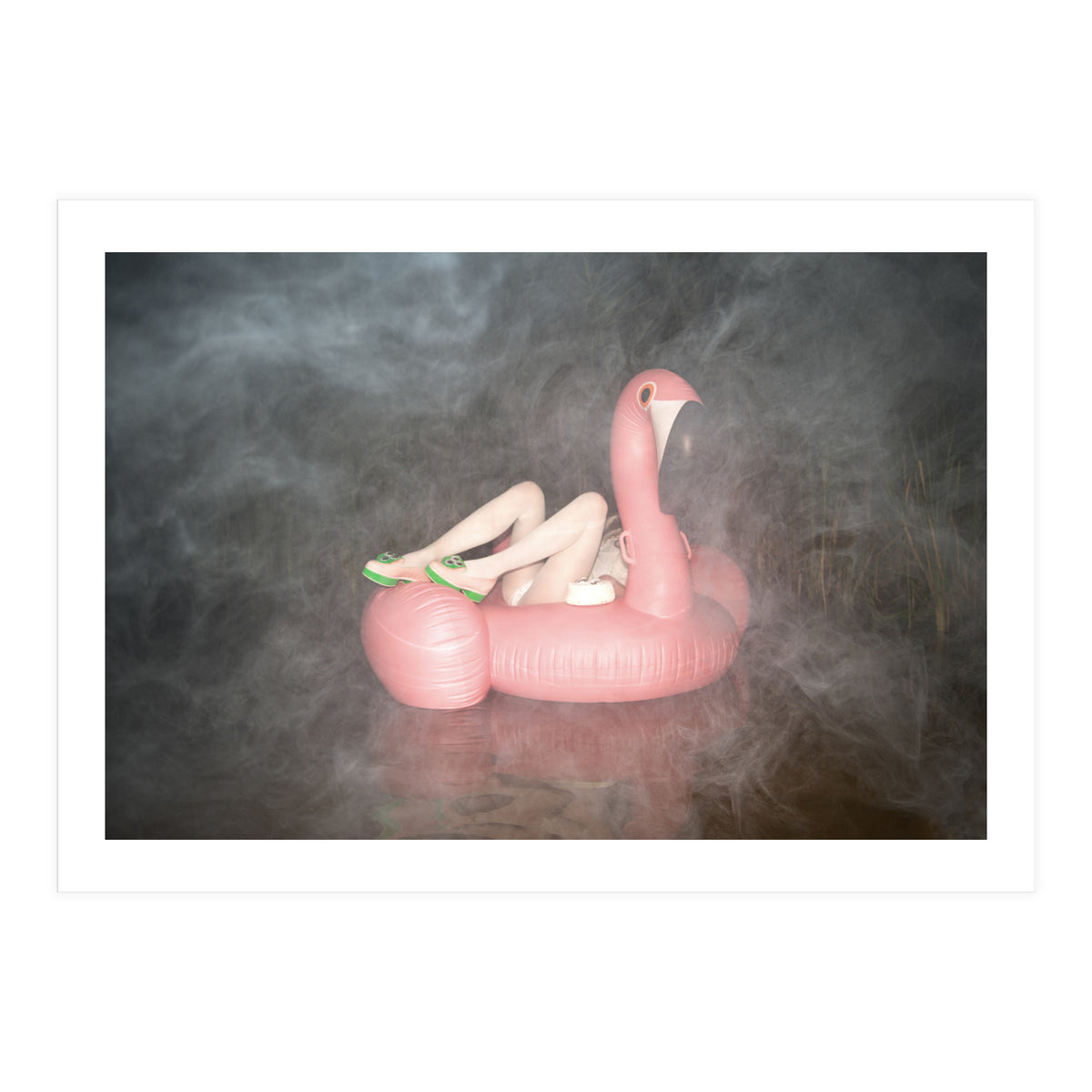 Foggy Flamingo Fairy (Print Only)