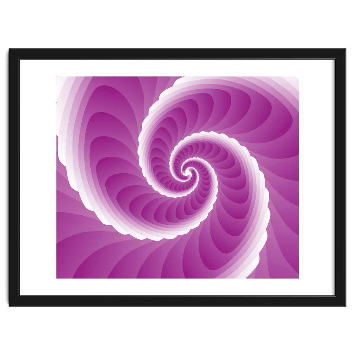 Abstract Pink Swirl