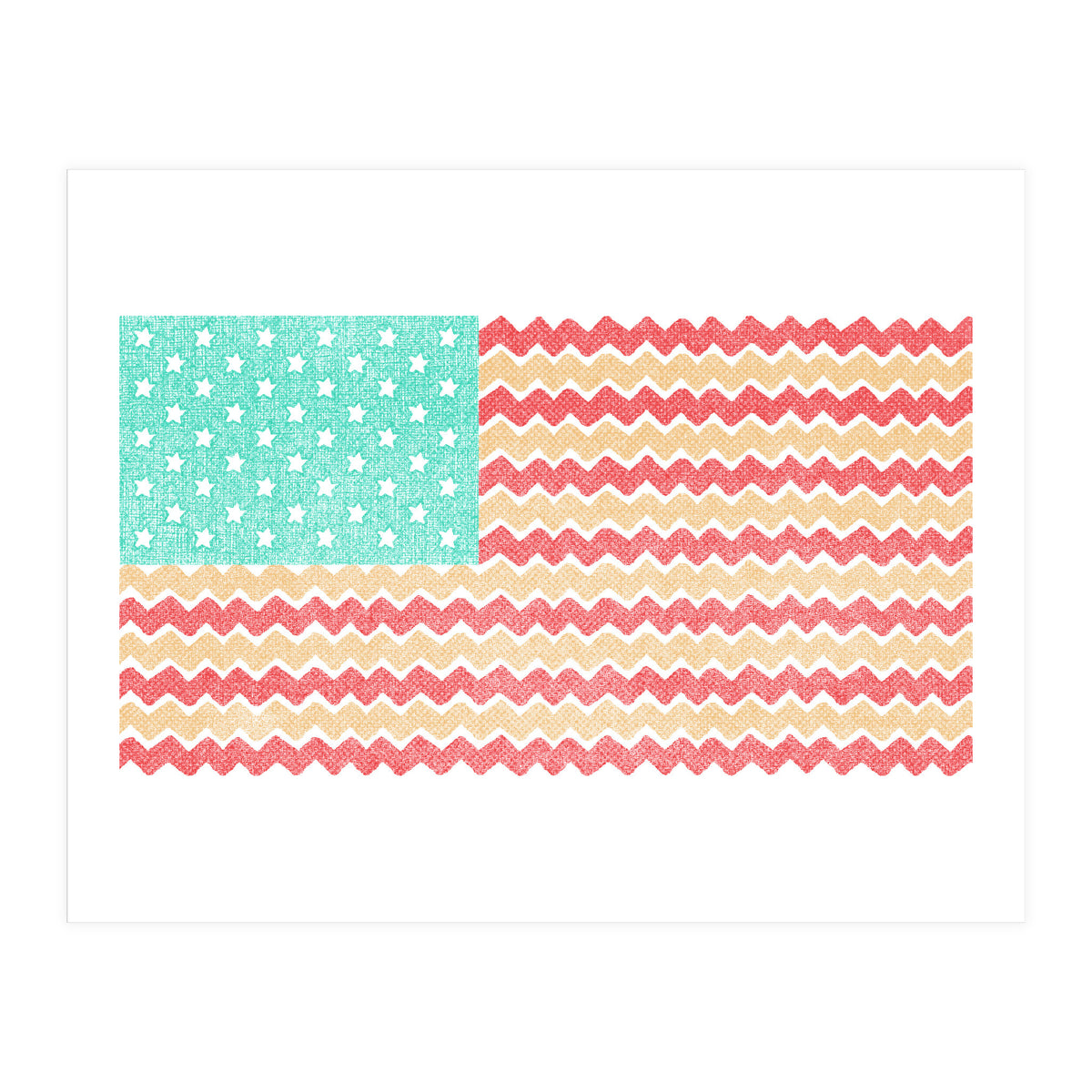 Zig Zag Flag (Print Only)
