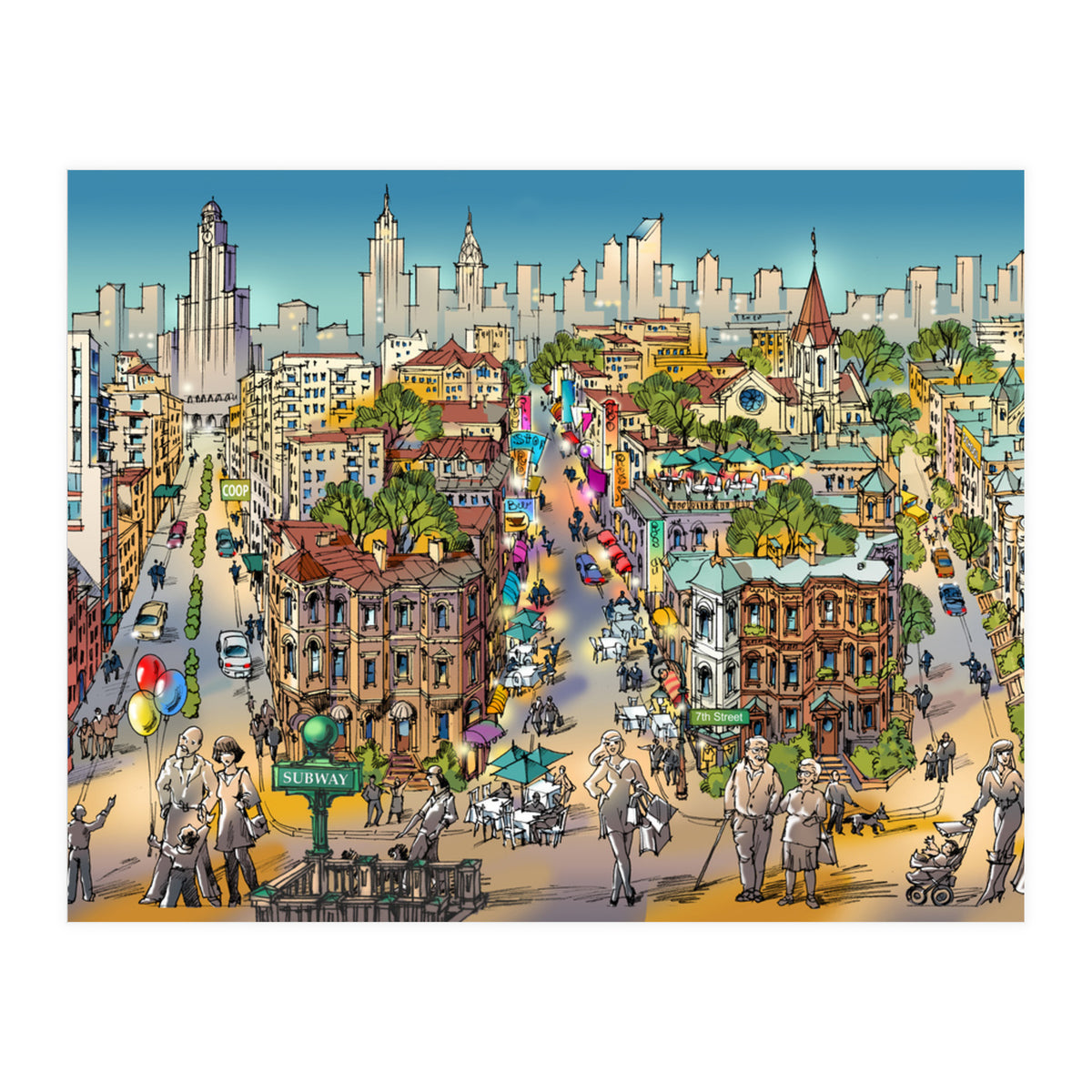 Park Slope Brooklyn (Print Only)