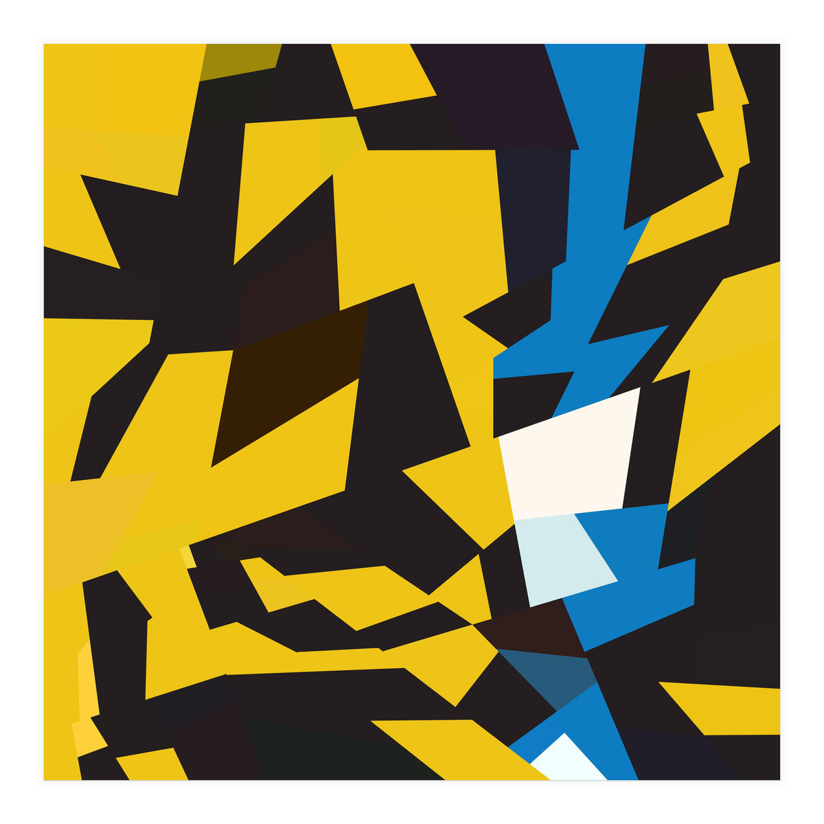 Blue and Yellow (Print Only)