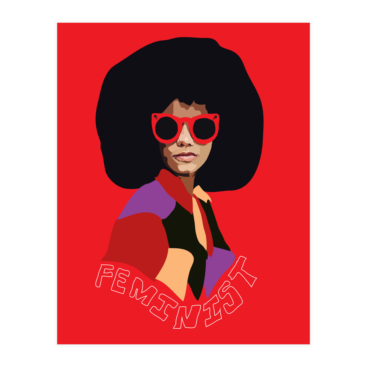 Feminist Afro (Print Only)