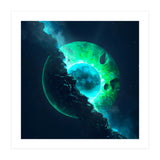 Emerald Lunar Core Cracking Open (Print Only) thumbnail
