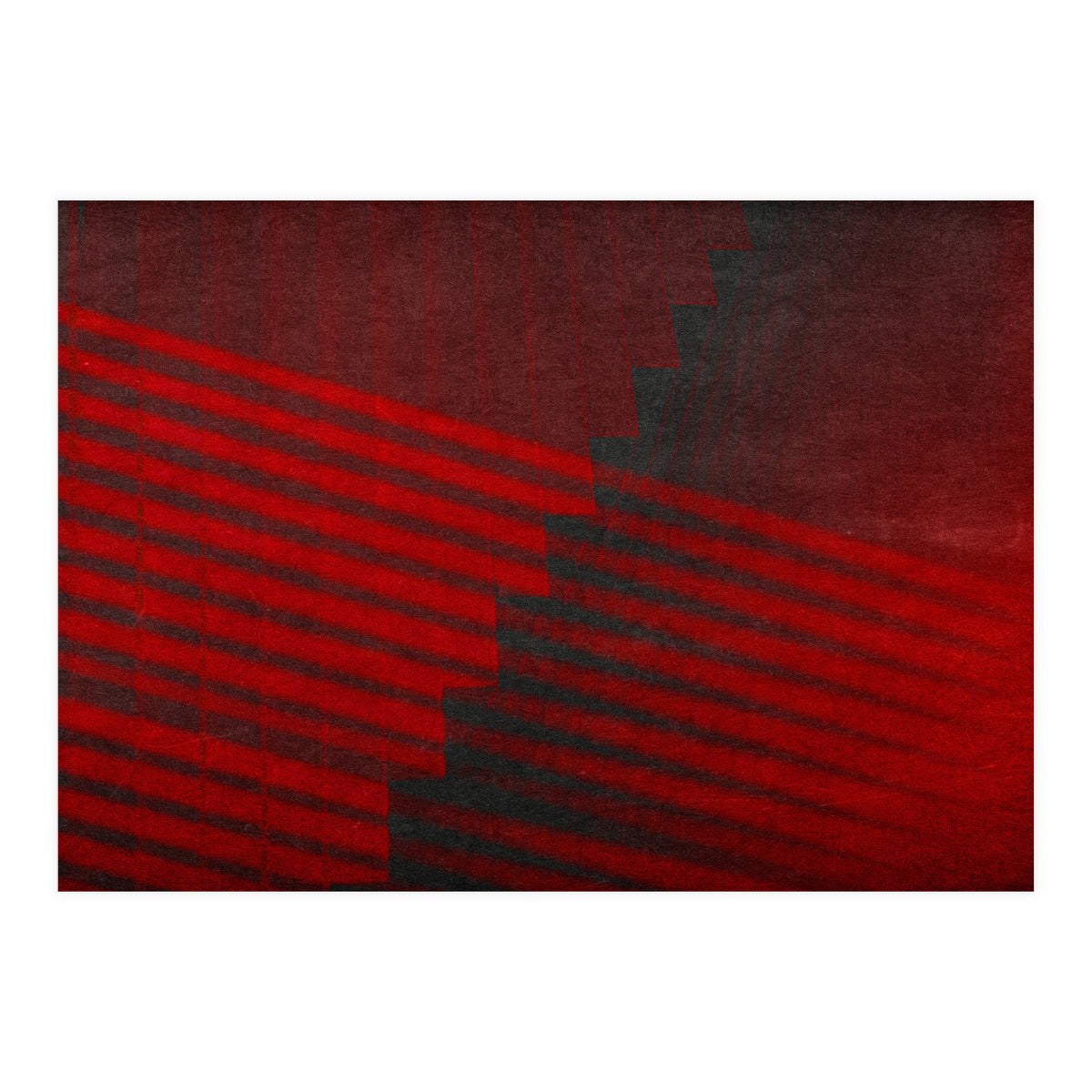 Rojo Y Gris #2 (Print Only)