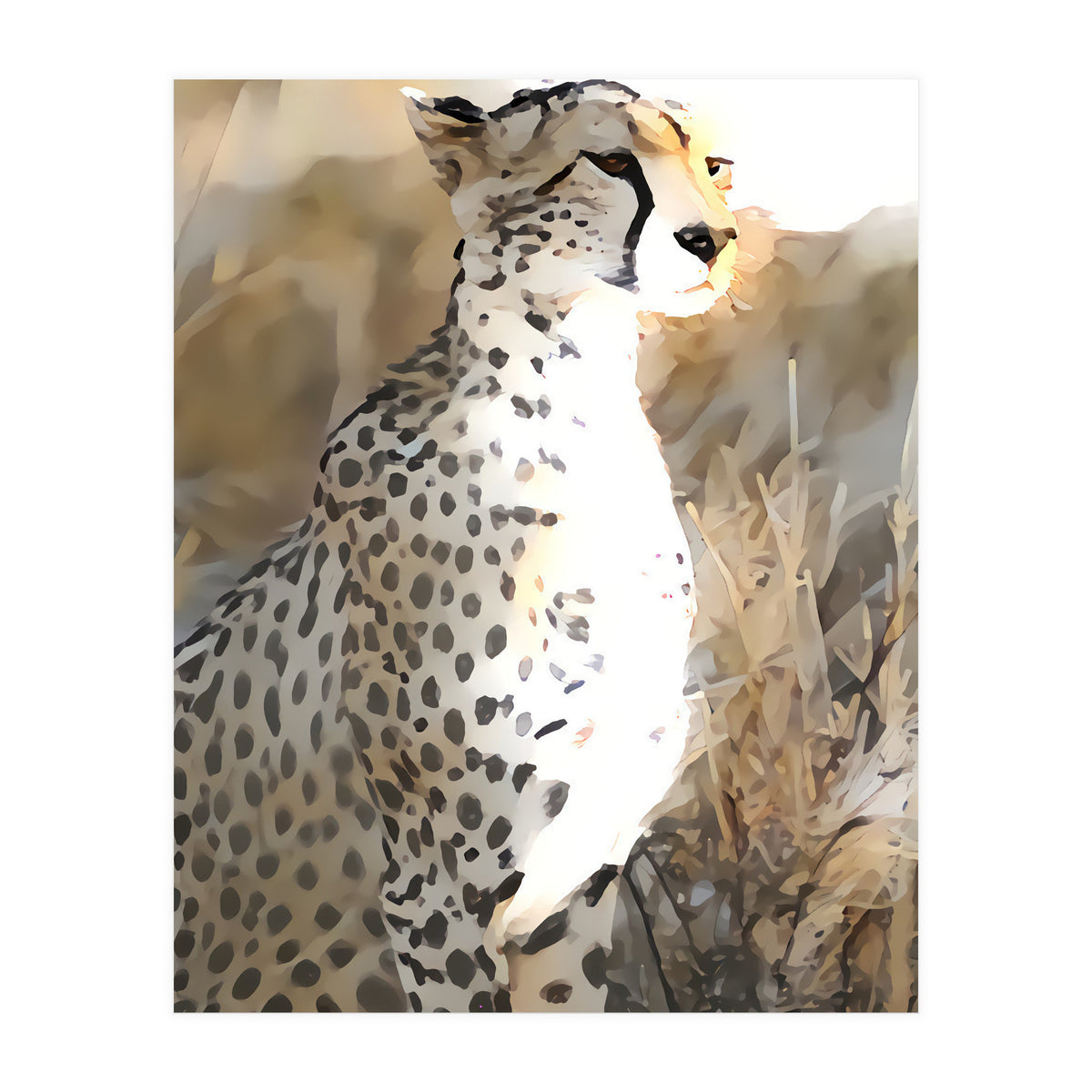 Guardian Cheetah (Print Only)