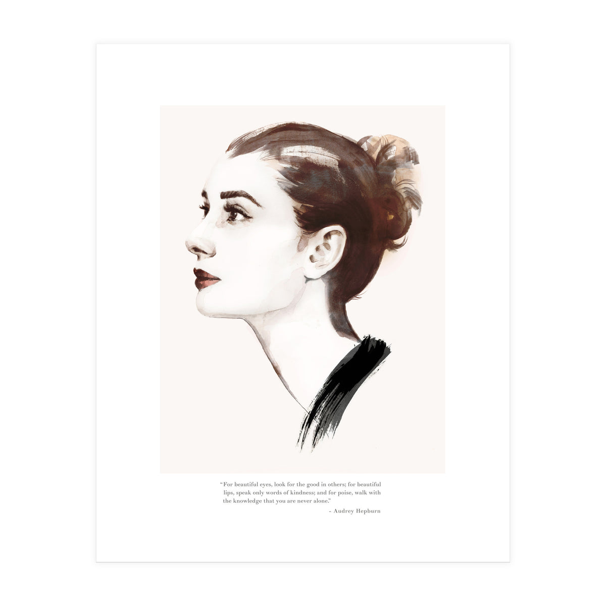Audrey Hepburn, Quote (Print Only)