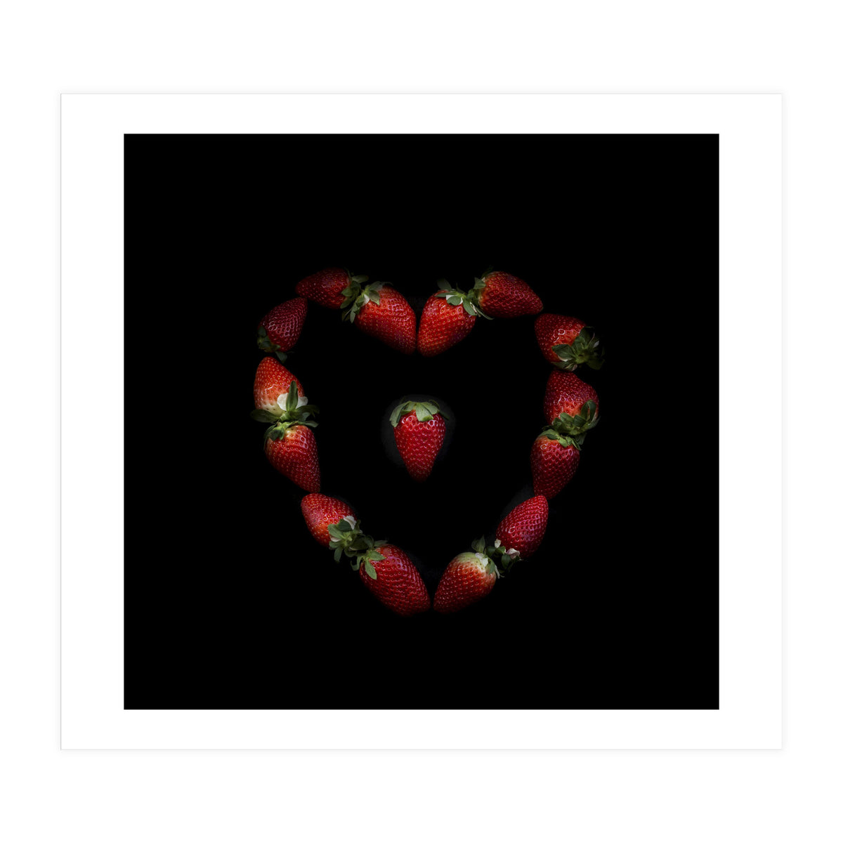 Heart of strawberries (Print Only)
