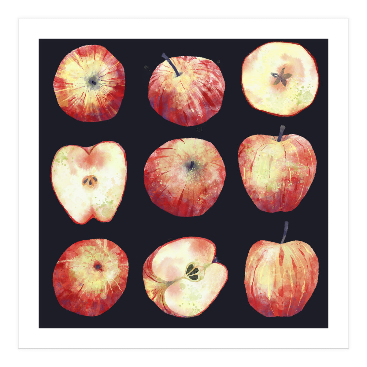Apples Dark (Print Only)