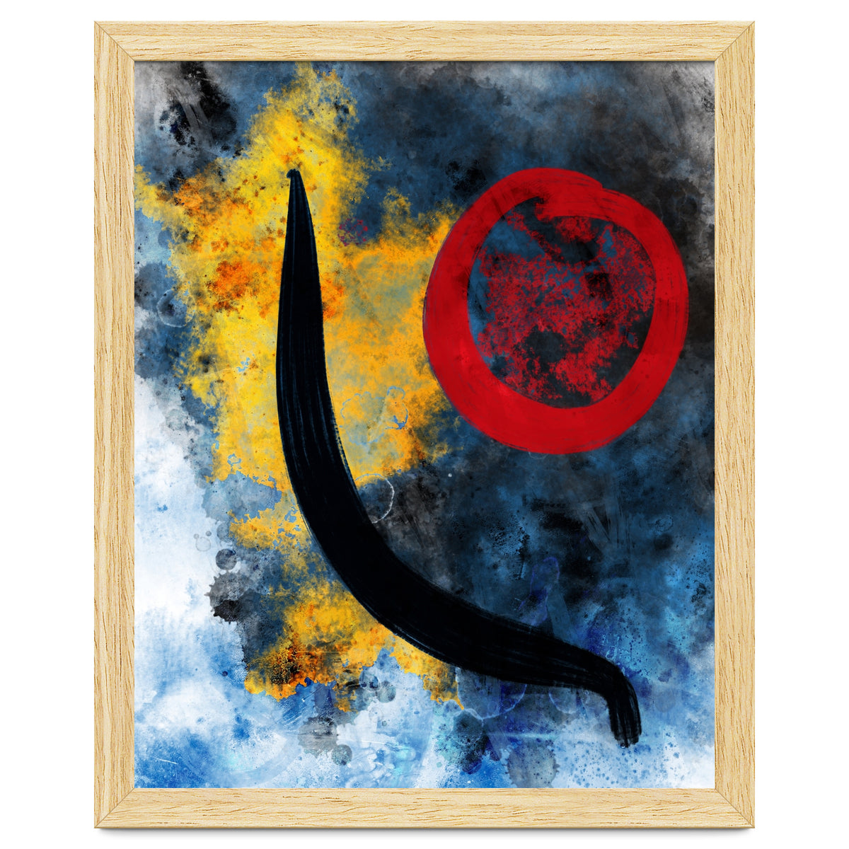 Abstract Calligraphy in the universe