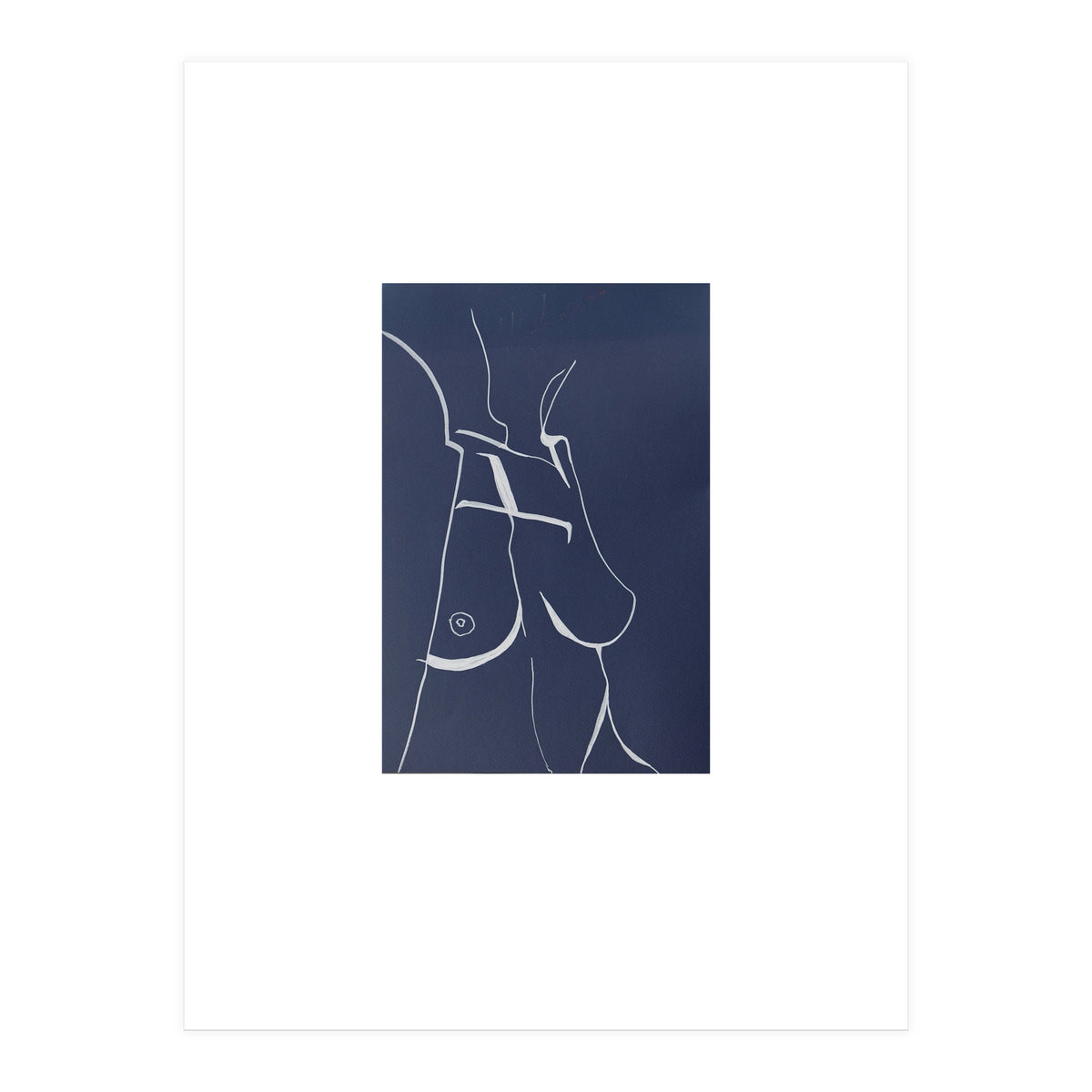 Topless Lady No 2 (Print Only)