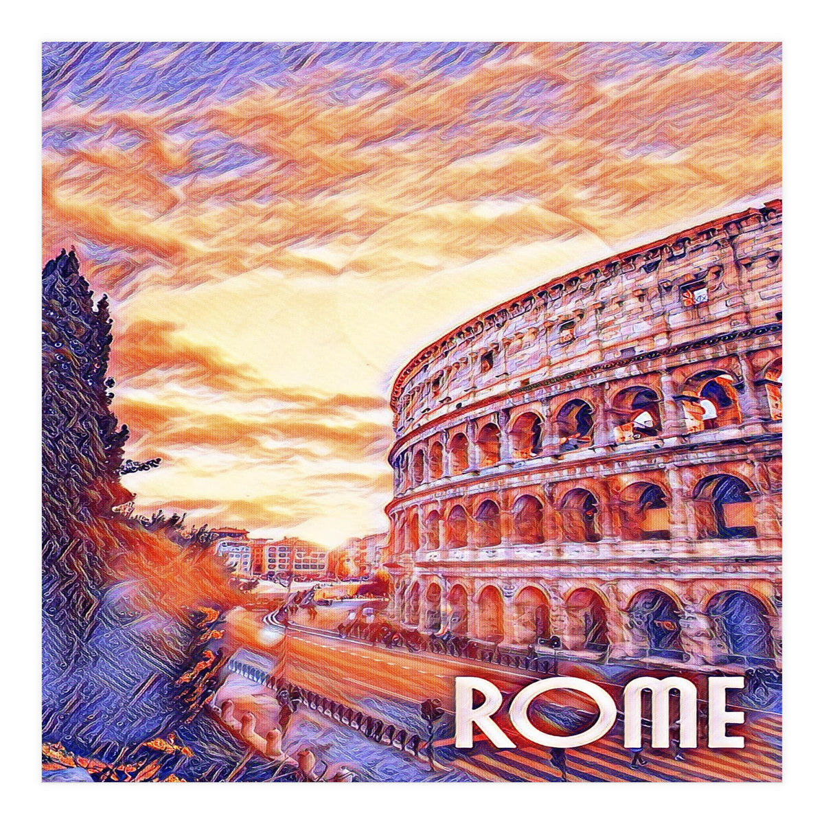 Rome Colosseo, Italy (Print Only)