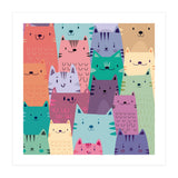 Pastel cats (Print Only) thumbnail