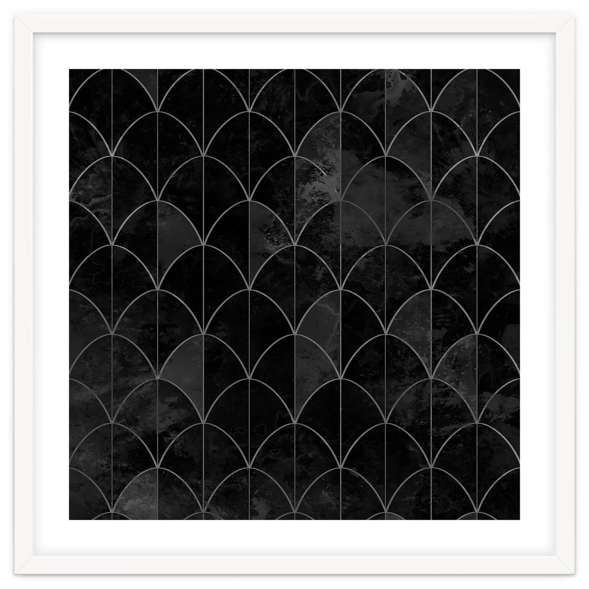 Mermaid scales. Black and white