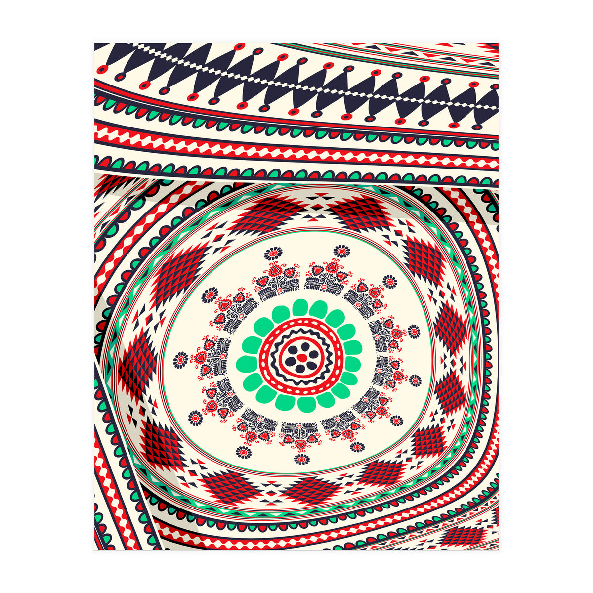 Romanian embroidery background 7 (Print Only)