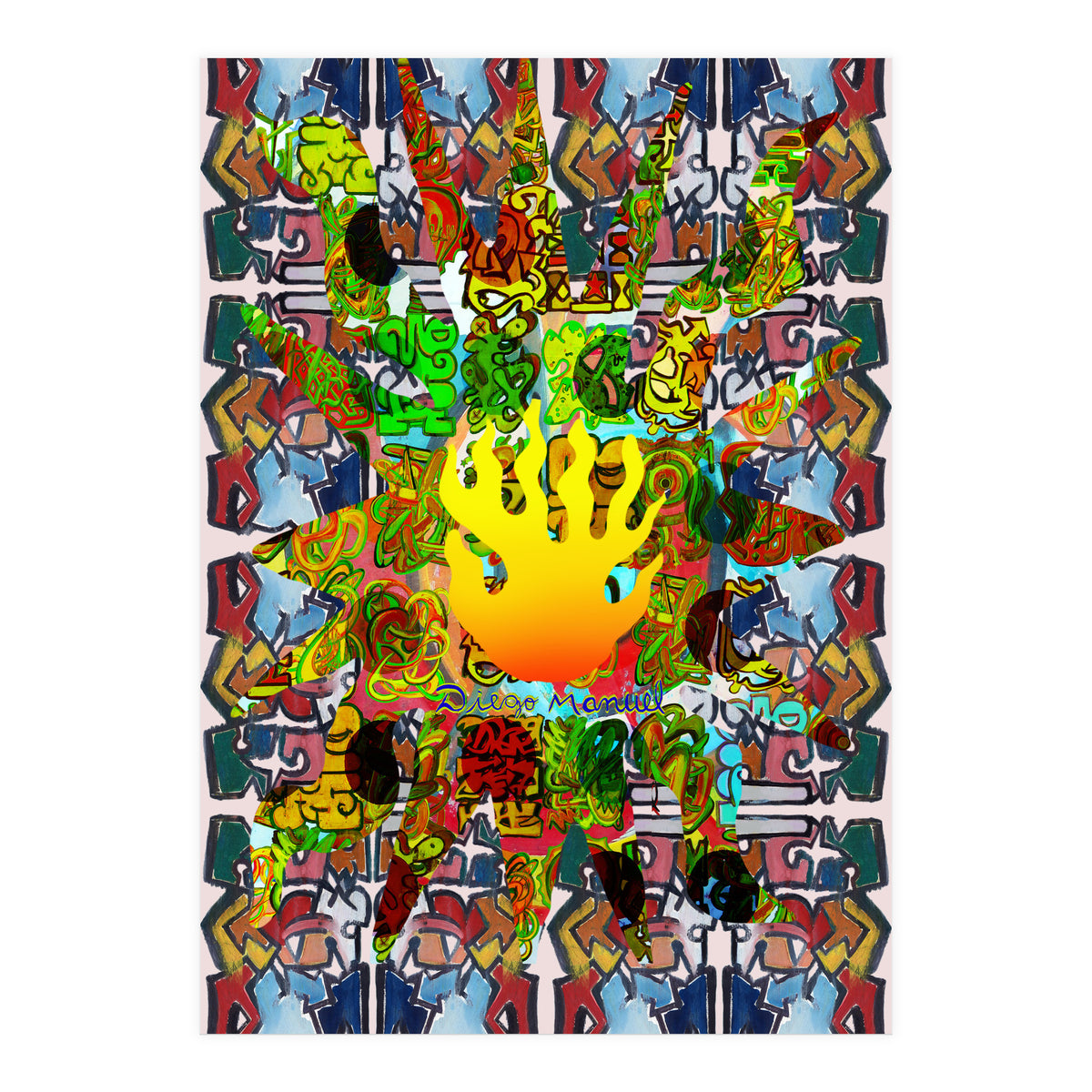 Fuego Y Graffiti 48 (Print Only)