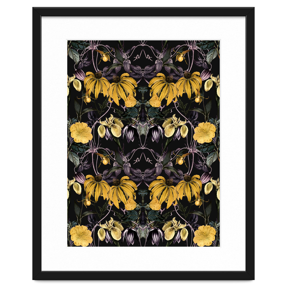 Nocturnal botanical garden kaleidoscope