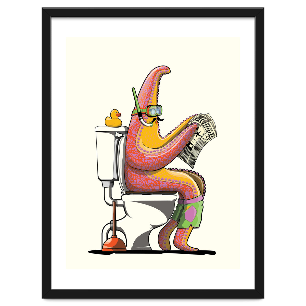 Starfish on the Toilet