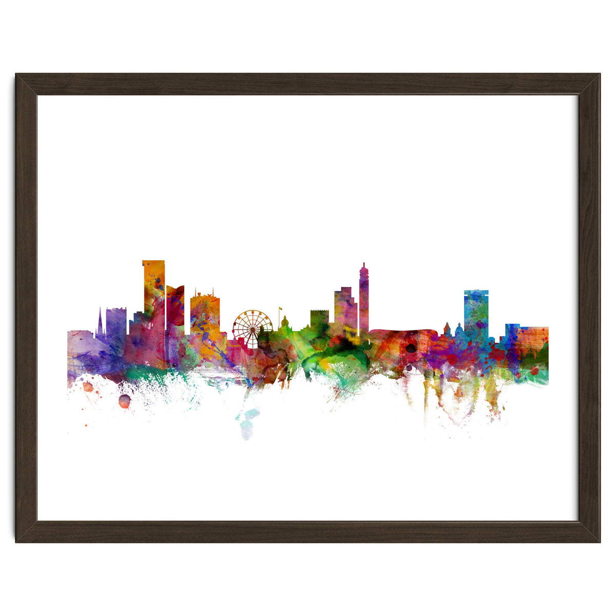 Birmingham England Skyline