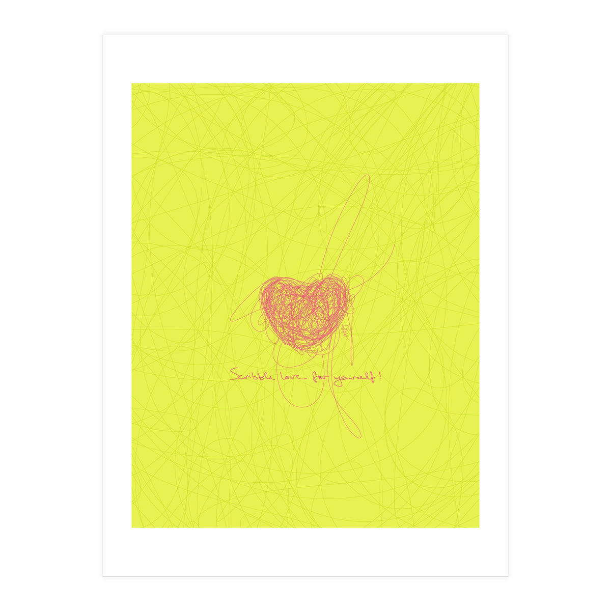 Sentimental Scribble 1 (Print Only)