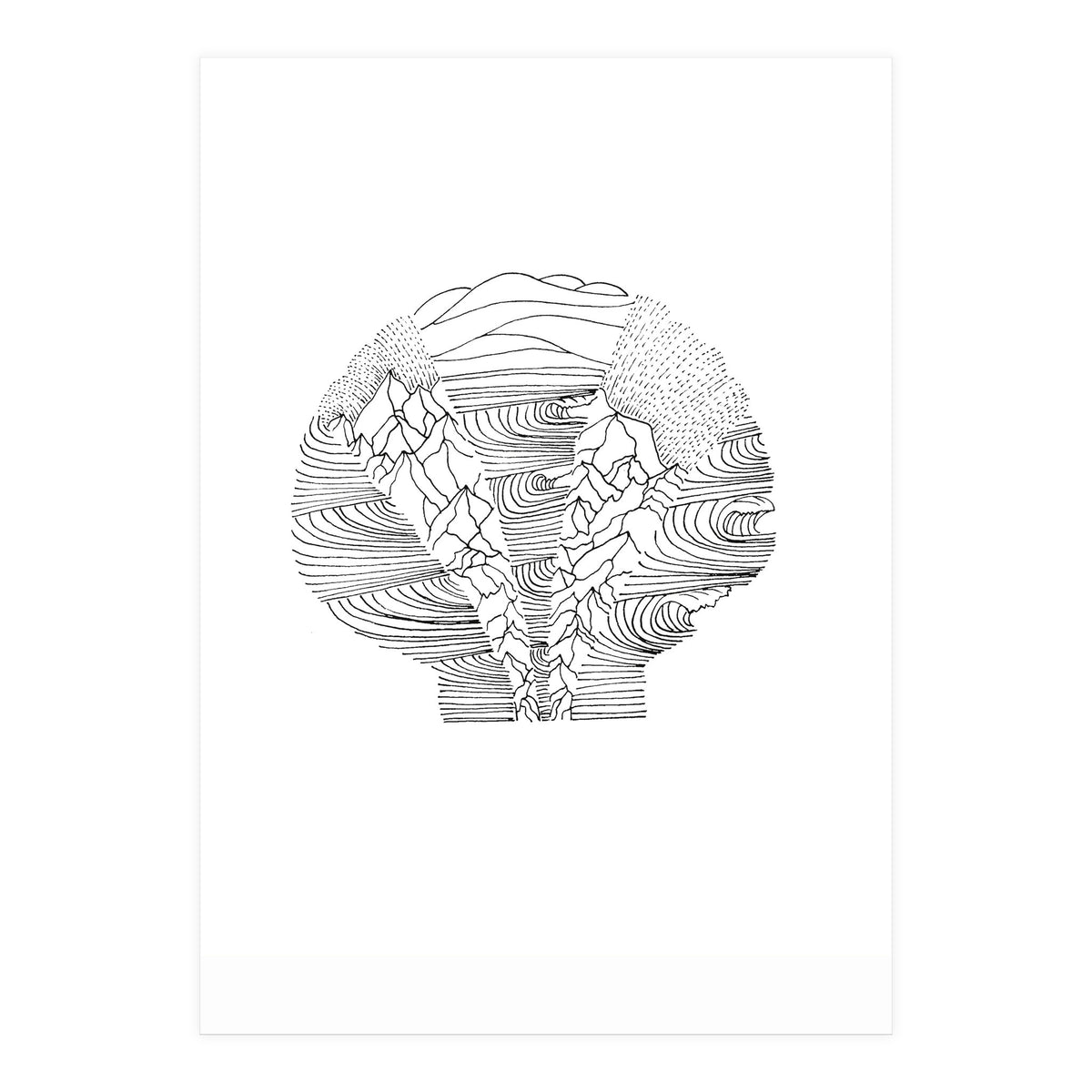 Salt&surf Scallop Waves (Print Only)