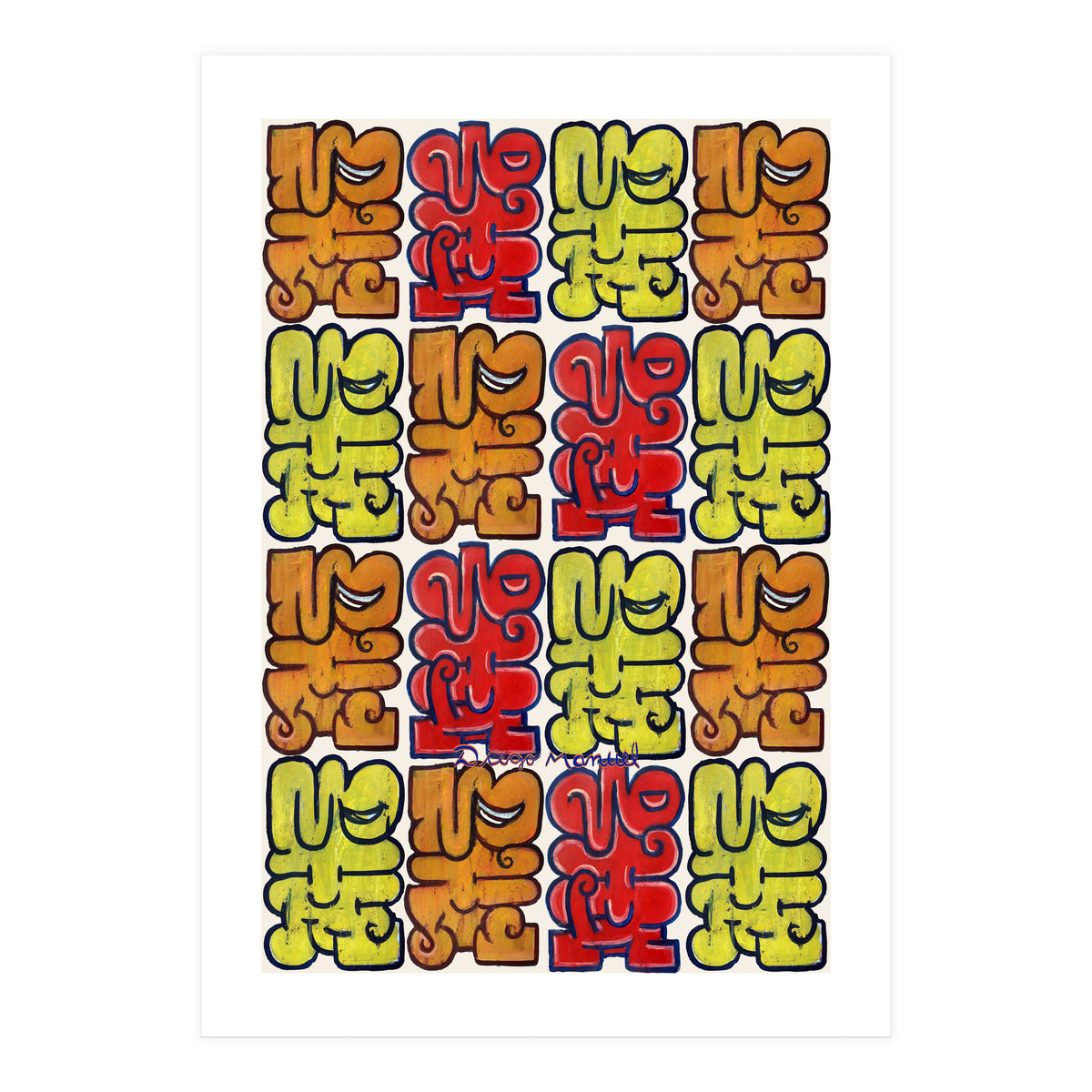 Garffiti 23 29 33 Tapiz B (Print Only)