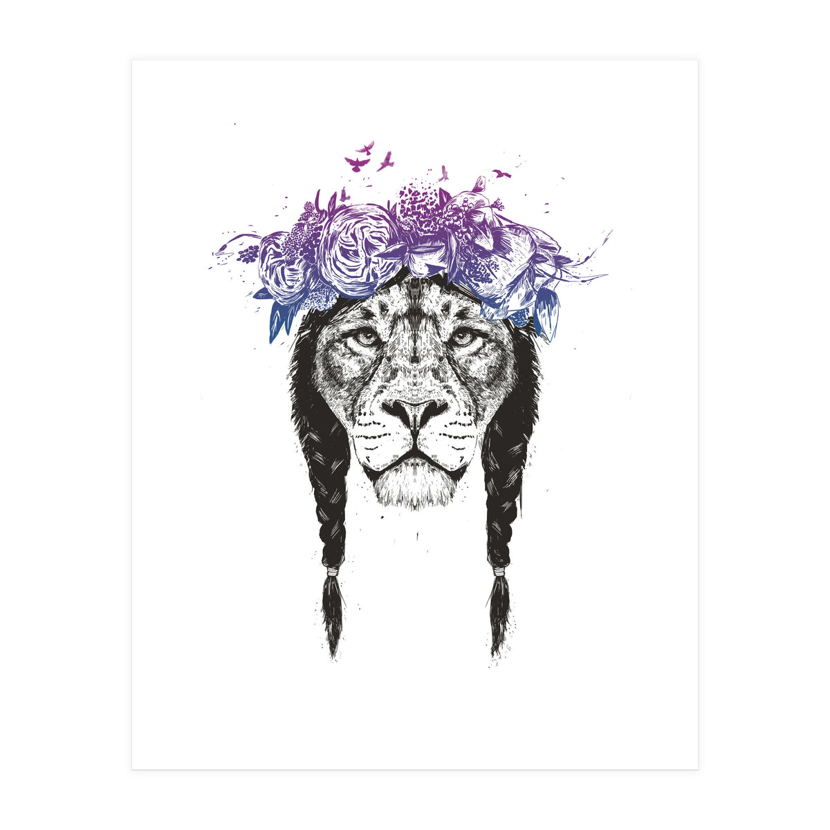 King Of Lion (Print Only)