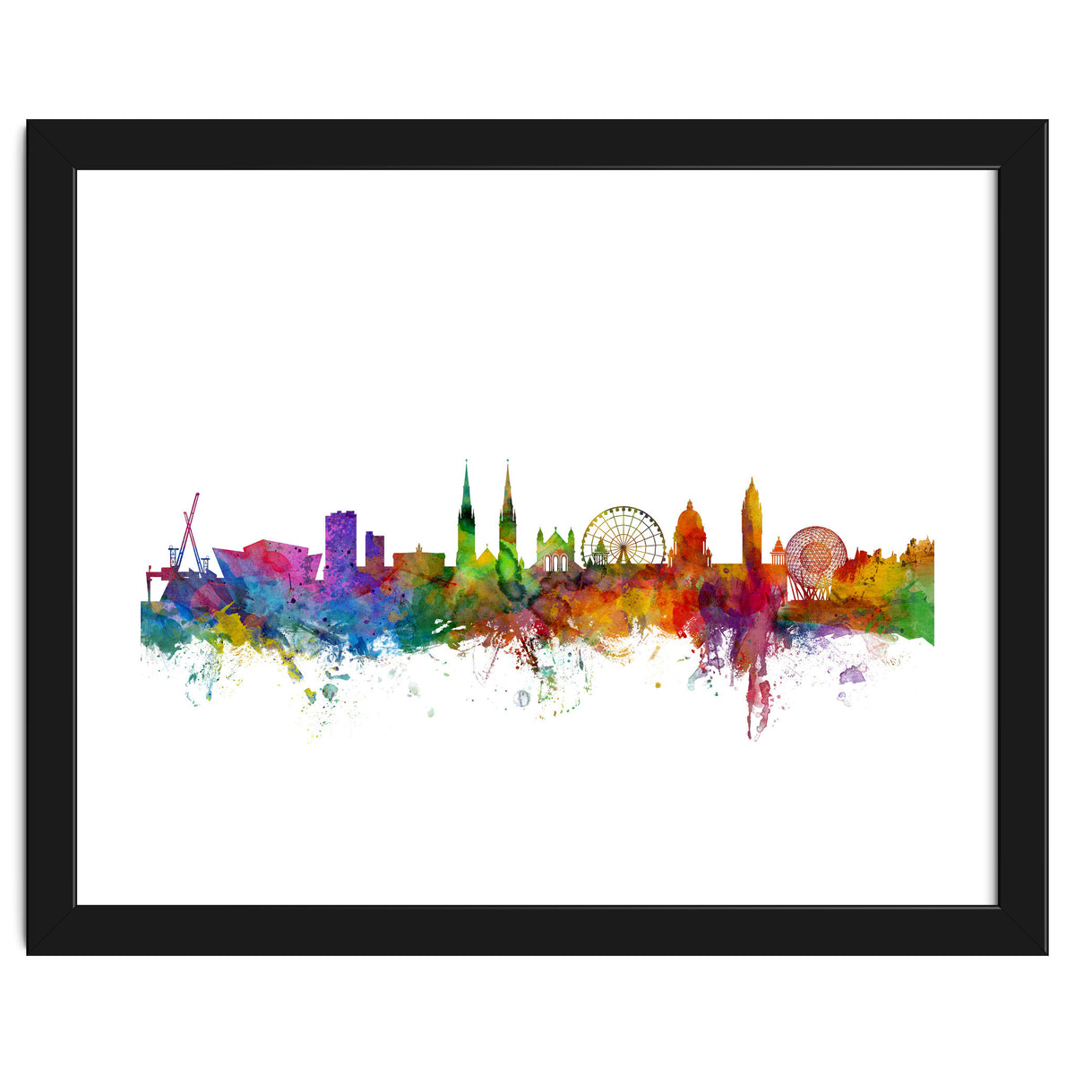 Belfast Northern Ireland Skyline