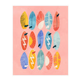 Surfing Board Pink (Print Only) thumbnail